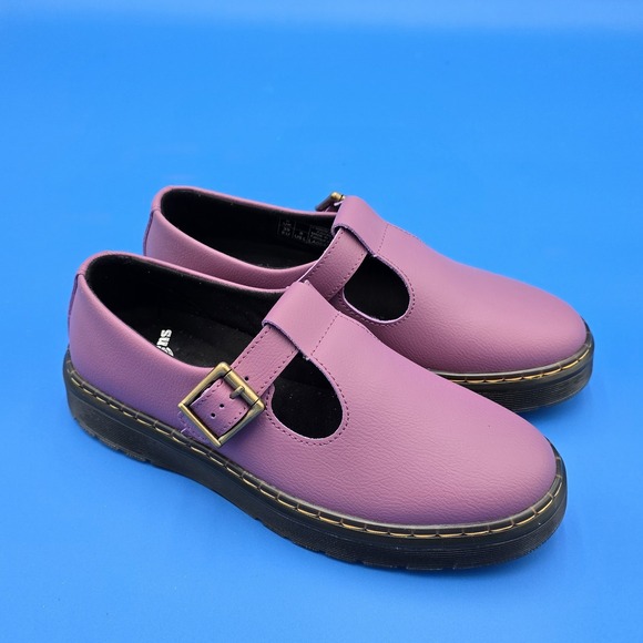 New Dr. Martens Zavala Mary Jane's Purple Women's Size 8 - Picture 4 of 10